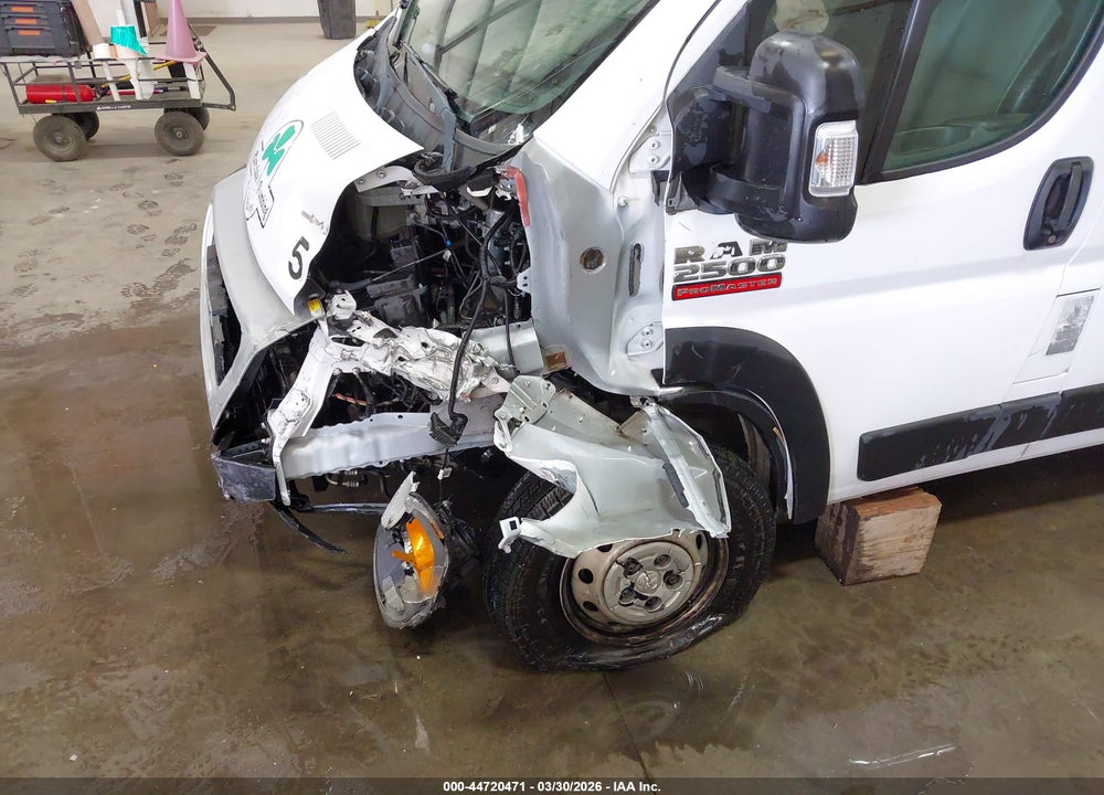 2019 RAM PROMASTER 2500 HIGH ROOF 159 WB VIN: 3C6TRVDG8KE516177