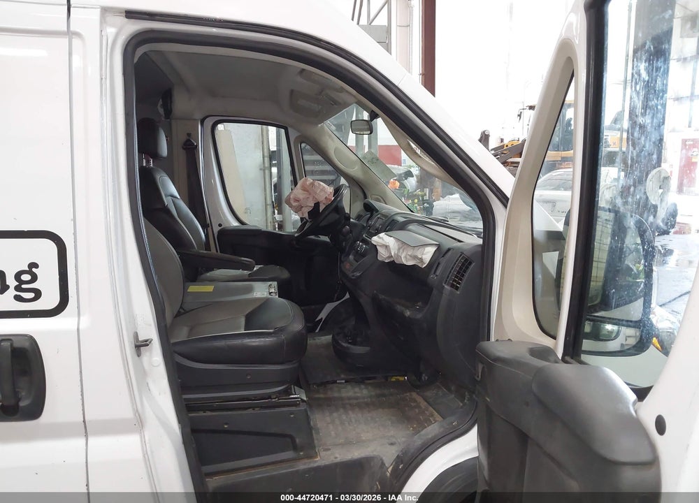 2019 RAM PROMASTER 2500 HIGH ROOF 159 WB VIN: 3C6TRVDG8KE516177