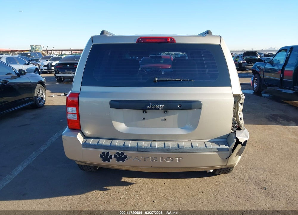 2009 JEEP PATRIOT SPORT VIN: 1J4FT28A29D140433