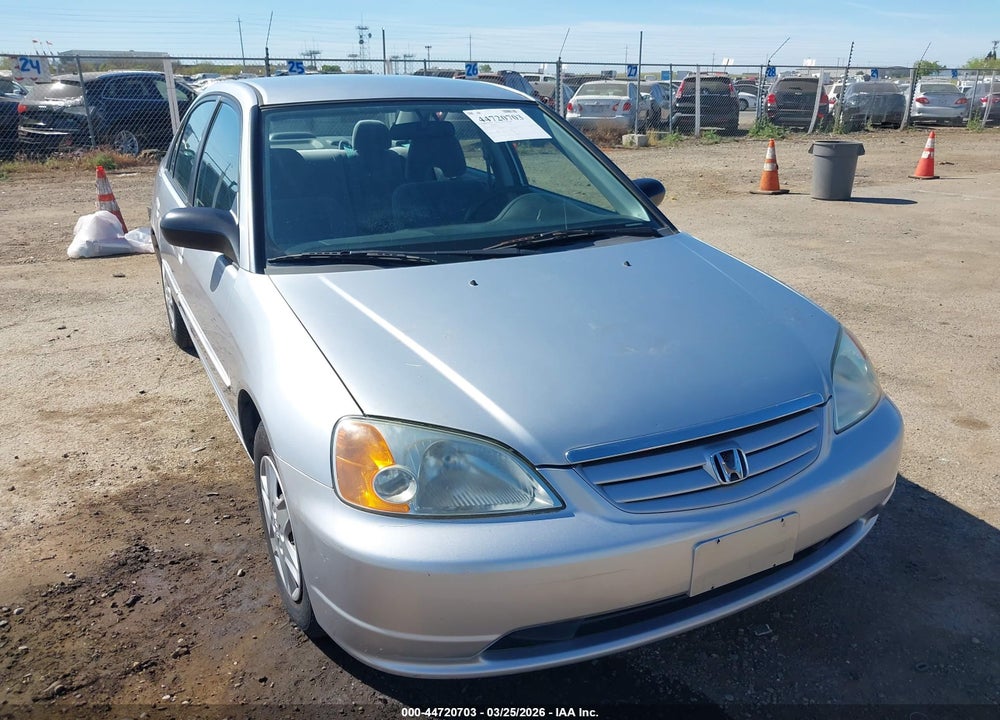 2003 HONDA CIVIC LX VIN: 2HGES16543H517201