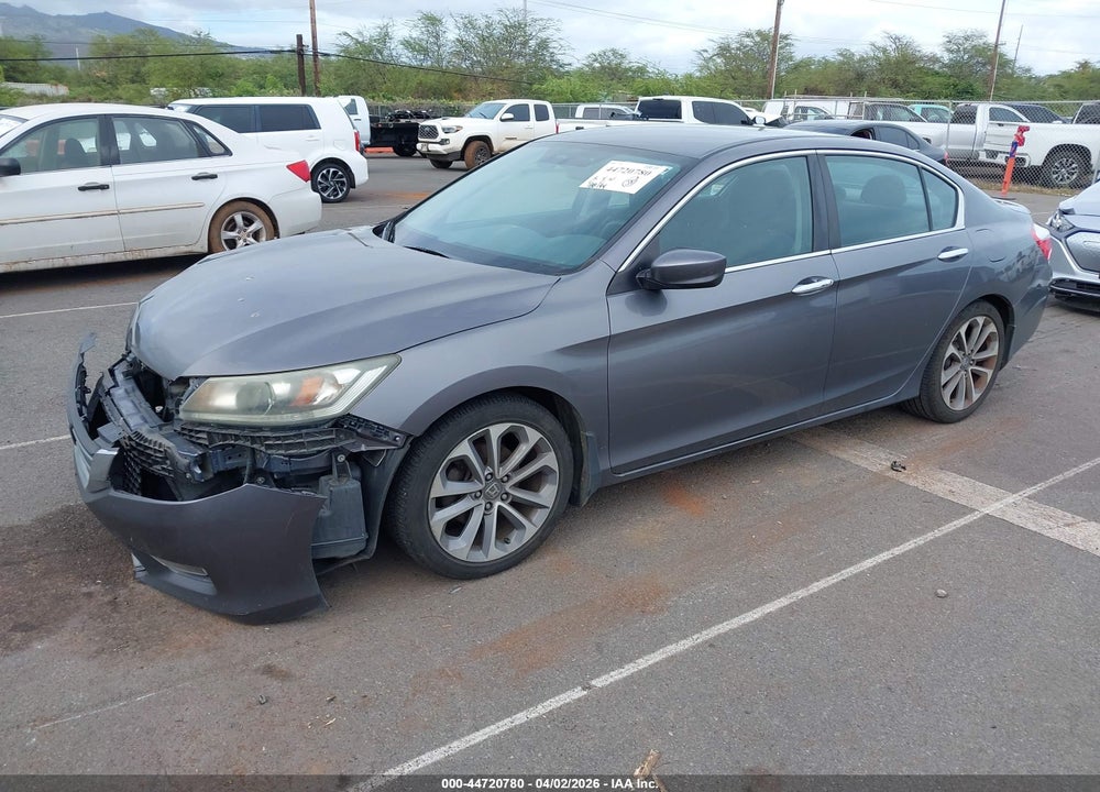 2013 HONDA ACCORD SPORT VIN: 1HGCR2F55DA224609