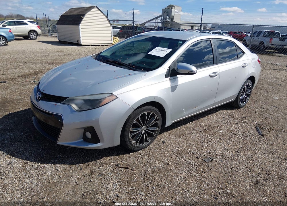 2014 TOYOTA COROLLA S PLUS VIN: 2T1BURHE7EC137614