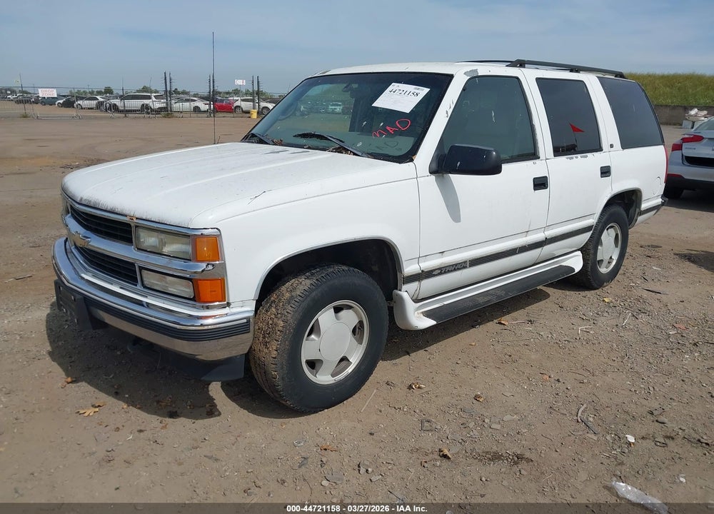 1999 CHEVROLET TAHOE LS VIN: 1GNEK13R1XJ423231