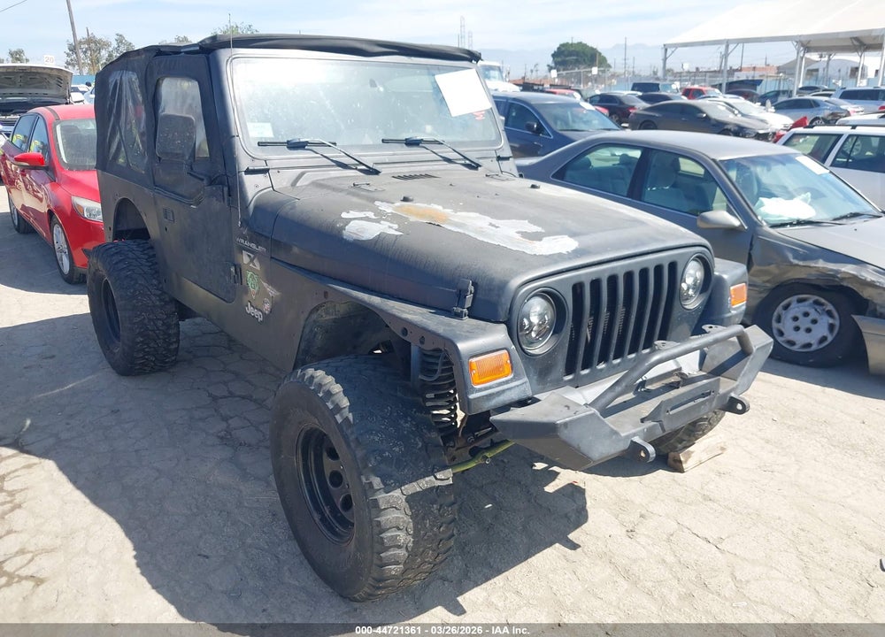 2002 JEEP WRANGLER X VIN: 1J4FA39S82P773395