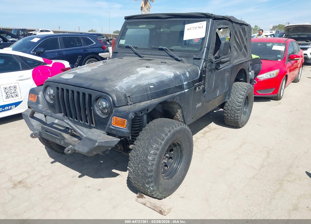 2002 JEEP WRANGLER X VIN: 1J4FA39S82P773395
