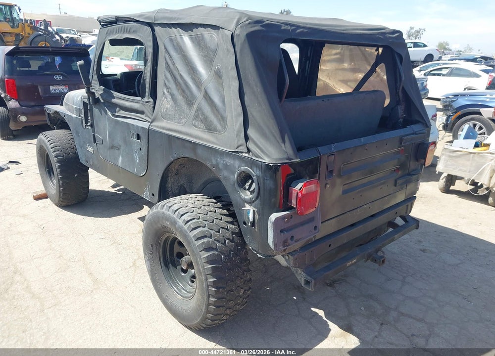 2002 JEEP WRANGLER X VIN: 1J4FA39S82P773395
