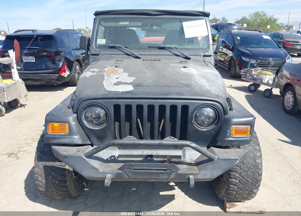 2002 JEEP WRANGLER X VIN: 1J4FA39S82P773395