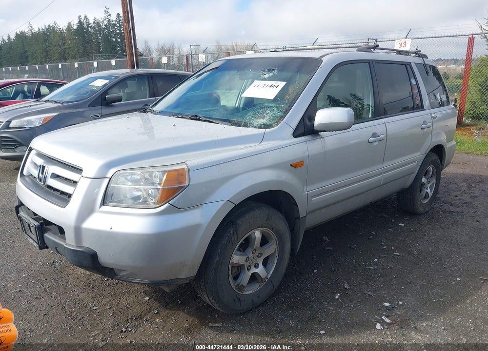 2007 HONDA PILOT EX-L VIN: 5FNYF18597B012523