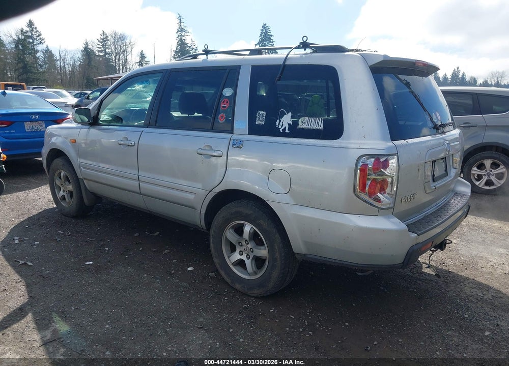 2007 HONDA PILOT EX-L VIN: 5FNYF18597B012523
