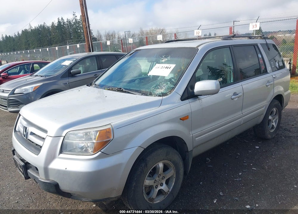 2007 HONDA PILOT EX-L VIN: 5FNYF18597B012523