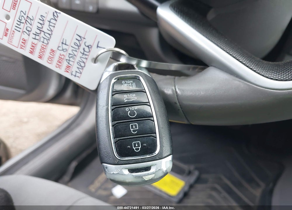 2022 HYUNDAI ELANTRA SEL VIN: 5NPLN4AG3NH056557