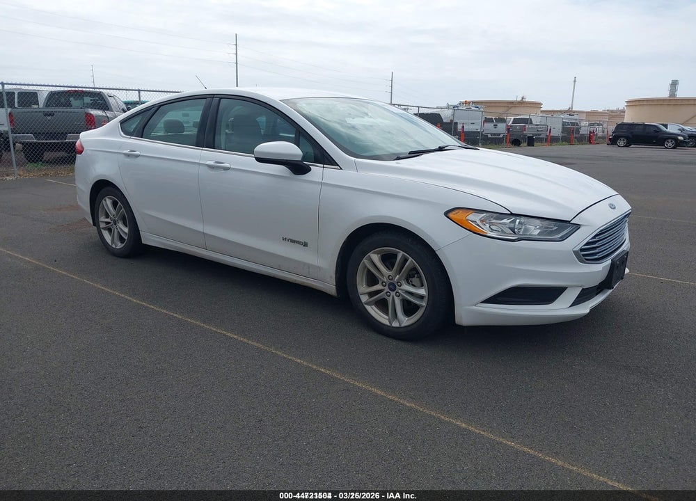 2018 FORD FUSION HYBRID S VIN: 3FA6P0UU4JR243689