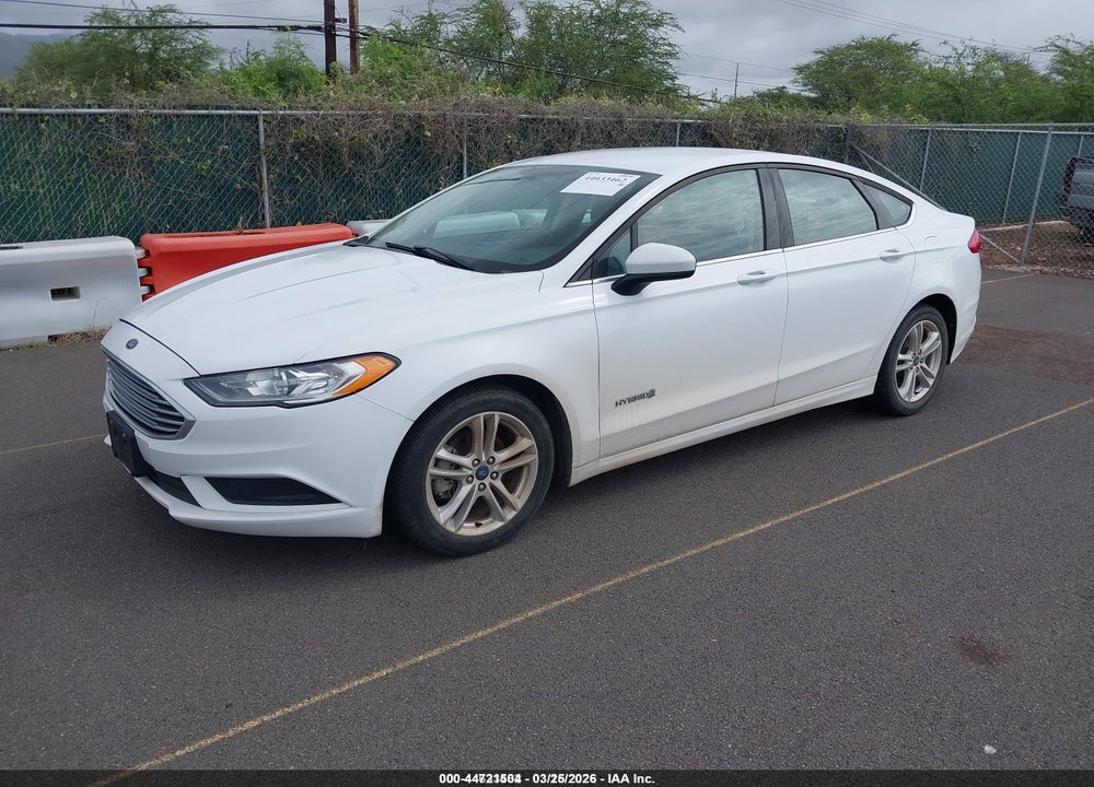 2018 FORD FUSION HYBRID S VIN: 3FA6P0UU4JR243689