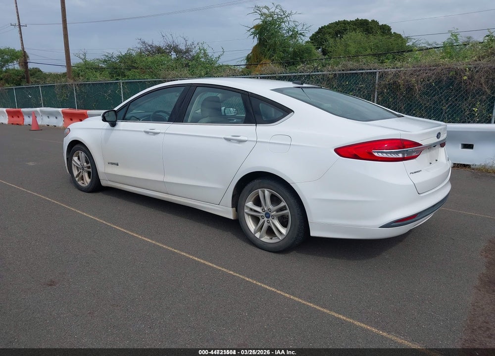2018 FORD FUSION HYBRID S VIN: 3FA6P0UU4JR243689
