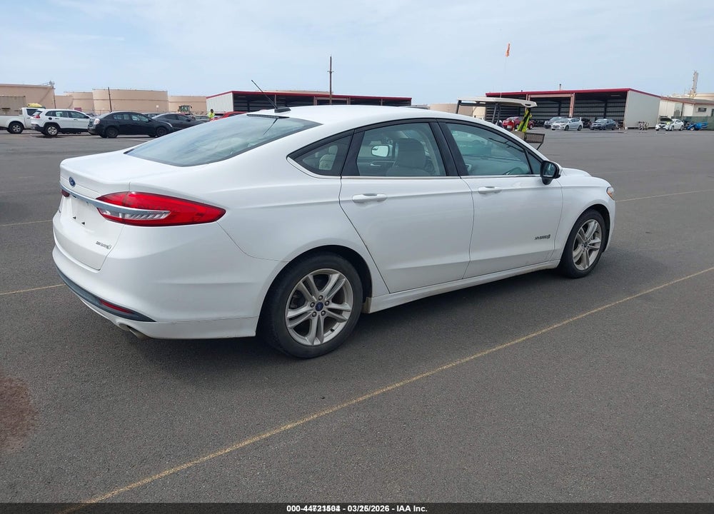 2018 FORD FUSION HYBRID S VIN: 3FA6P0UU4JR243689
