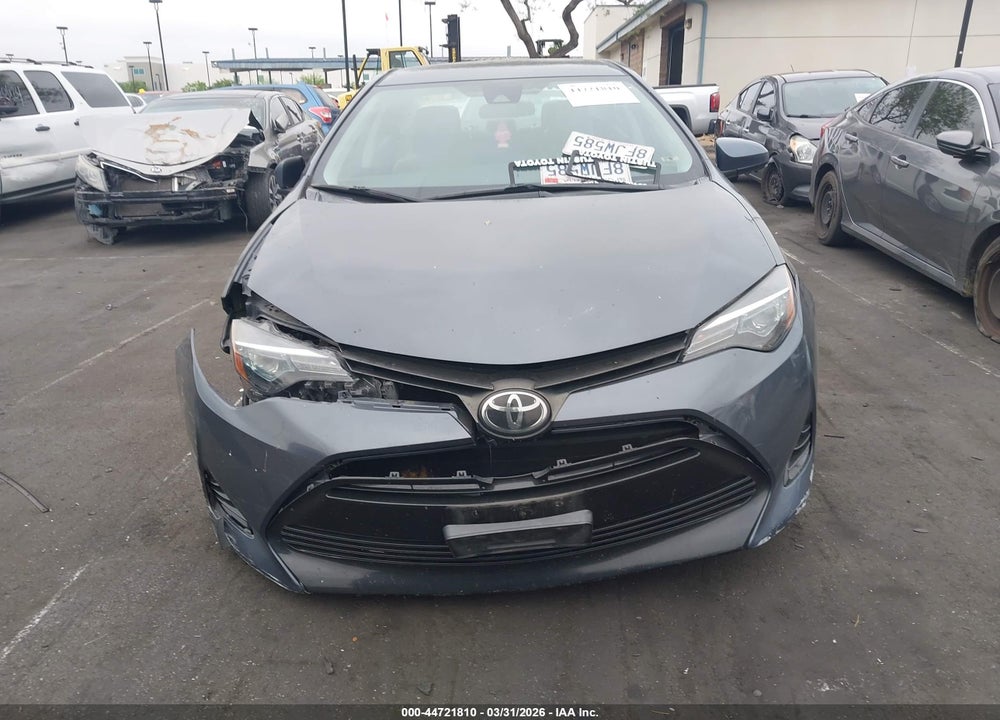 2019 TOYOTA COROLLA LE VIN: 5YFBURHEXKP857808