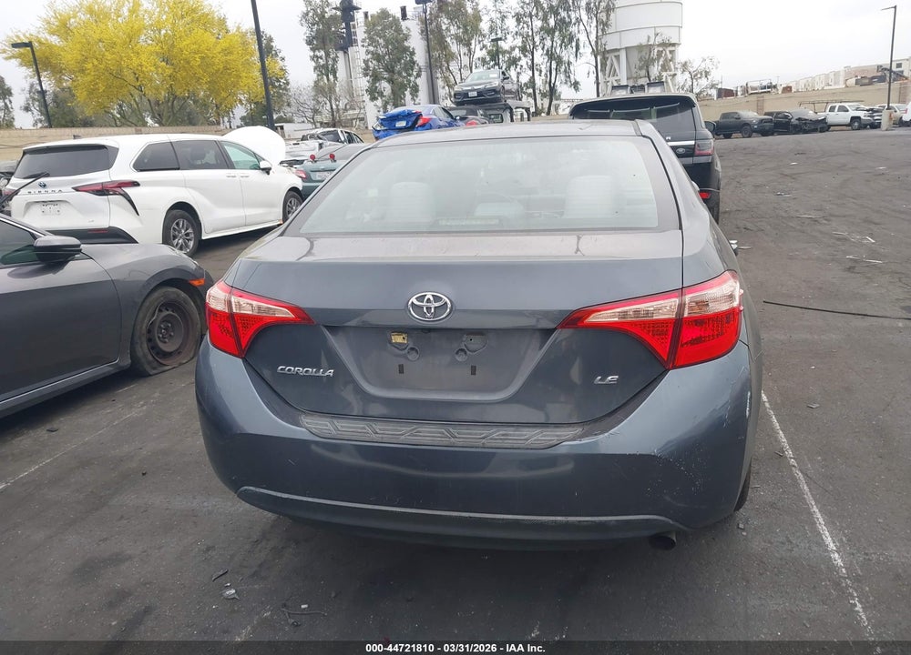 2019 TOYOTA COROLLA LE VIN: 5YFBURHEXKP857808