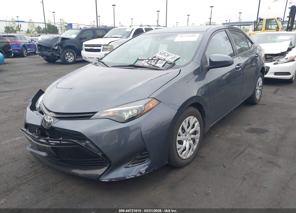 2019 TOYOTA COROLLA LE VIN: 5YFBURHEXKP857808