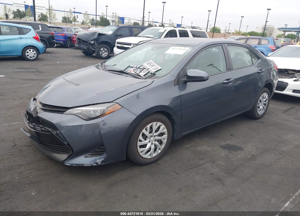 2019 TOYOTA COROLLA LE VIN: 5YFBURHEXKP857808
