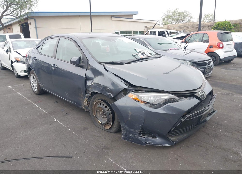 2019 TOYOTA COROLLA LE VIN: 5YFBURHEXKP857808