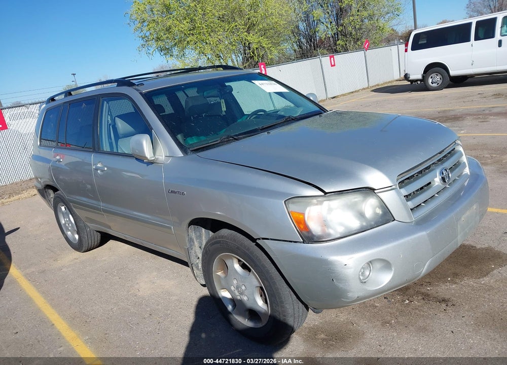 2006 TOYOTA HIGHLANDER LIMITED V6 VIN: JTEEP21A060153552