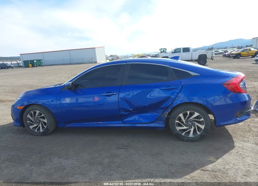 2018 HONDA CIVIC EX VIN: 2HGFC2F76JH507159