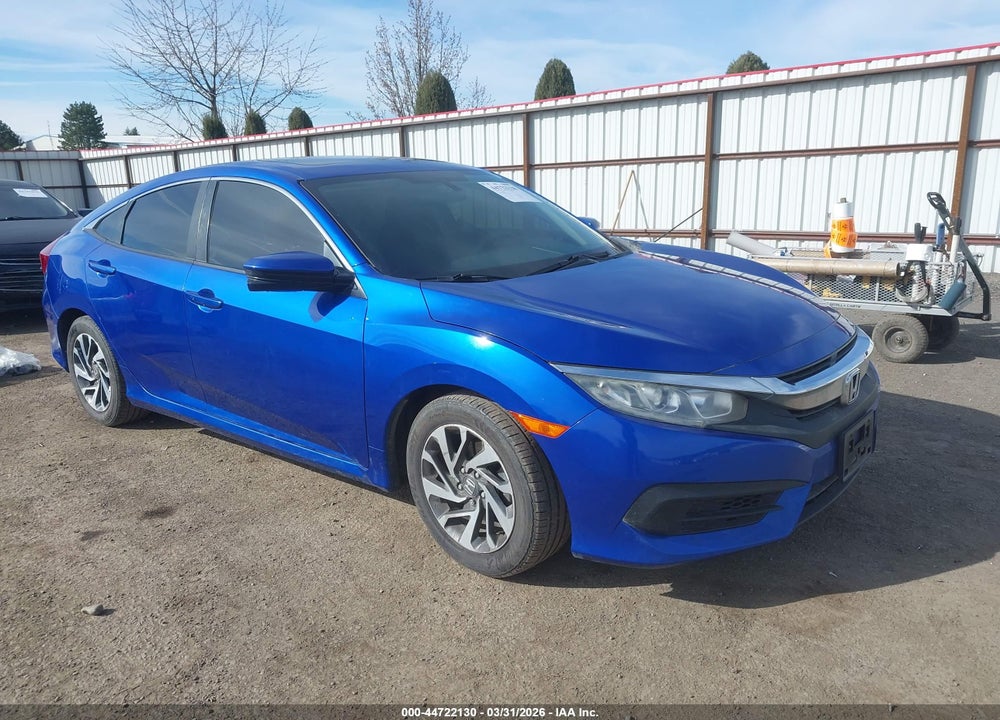 2018 HONDA CIVIC EX VIN: 2HGFC2F76JH507159