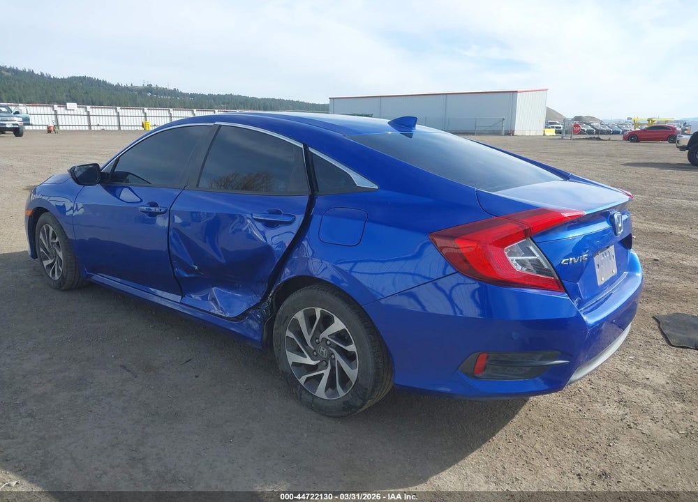 2018 HONDA CIVIC EX VIN: 2HGFC2F76JH507159