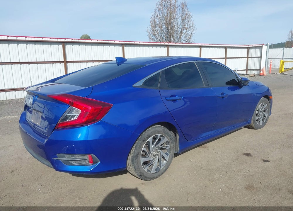 2018 HONDA CIVIC EX VIN: 2HGFC2F76JH507159