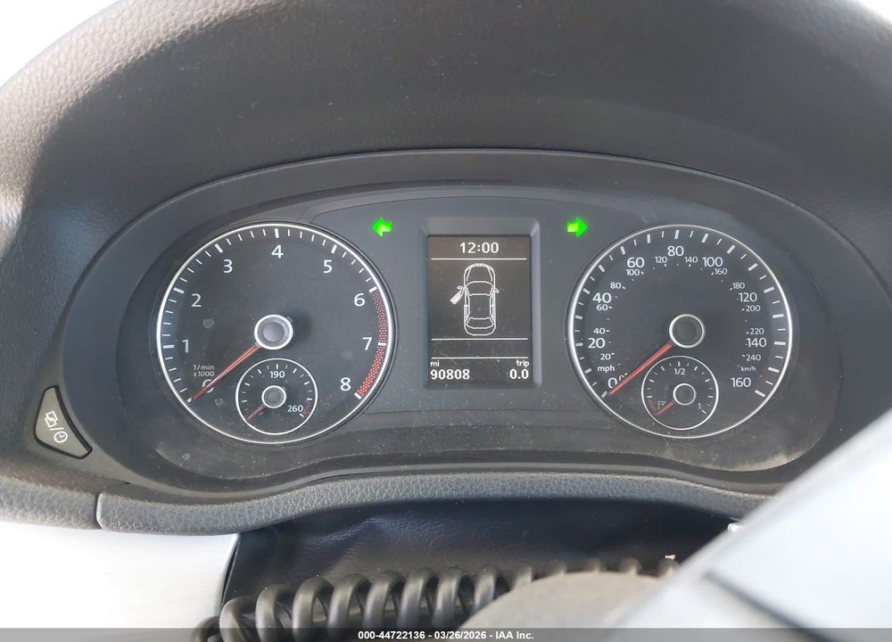 2013 VOLKSWAGEN PASSAT 2.5L SE VIN: 1VWBP7A31DC044323