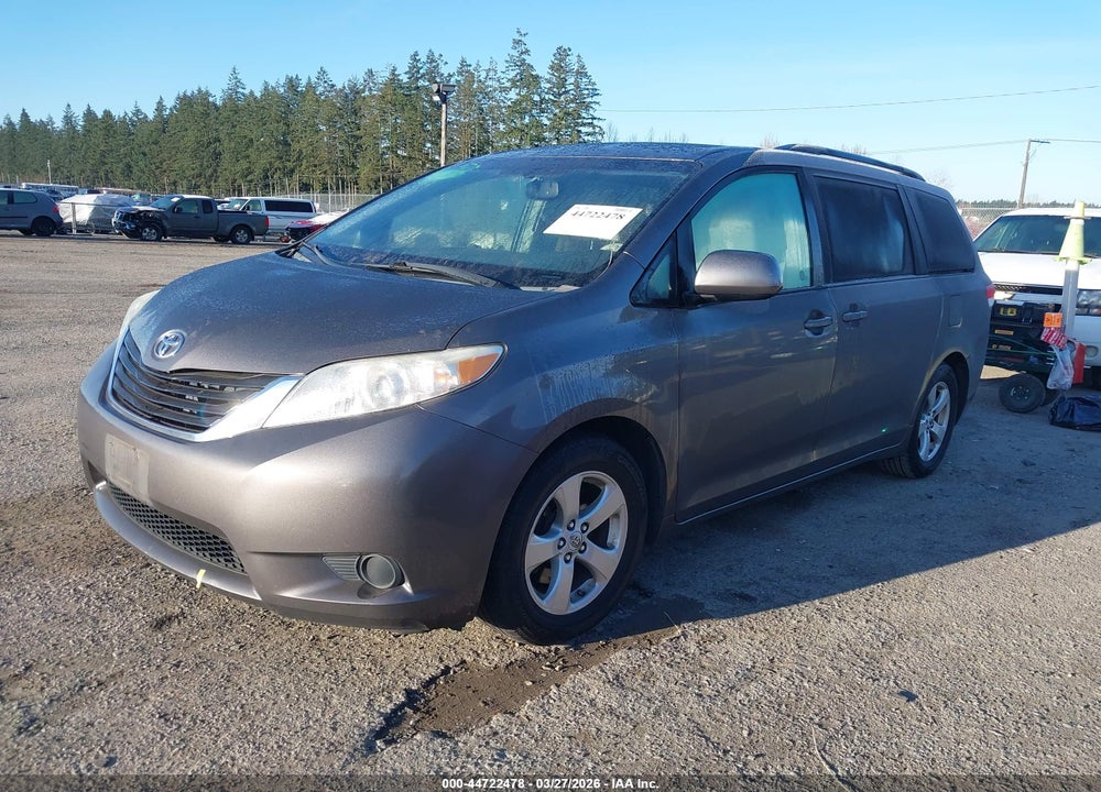 2012 TOYOTA SIENNA LE V6 8 PASSENGER VIN: 5TDKK3DC3CS205368