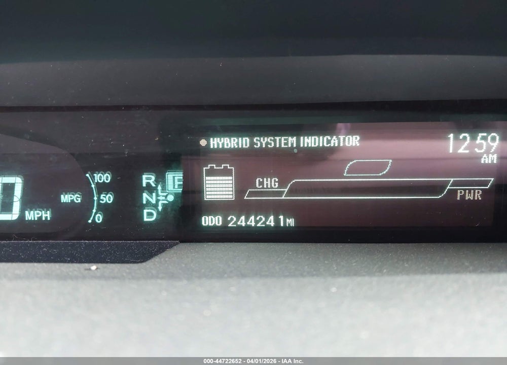 2011 TOYOTA PRIUS TWO VIN: JTDKN3DU5B0290490
