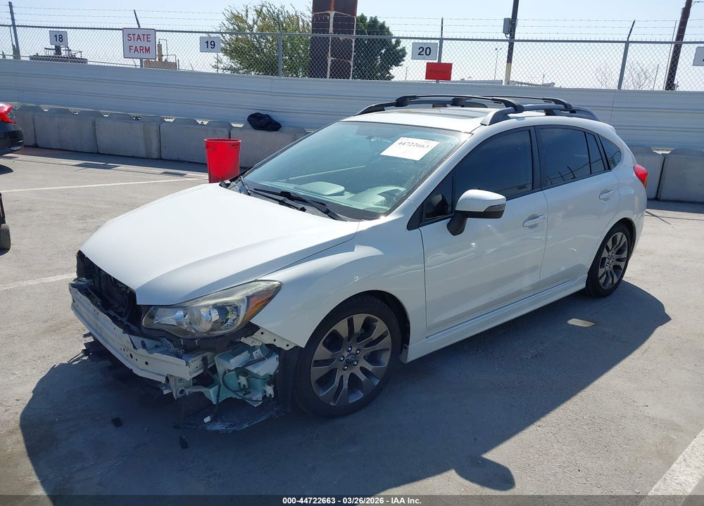 2016 SUBARU IMPREZA 2.0I SPORT LIMITED VIN: JF1GPAU60G8284309