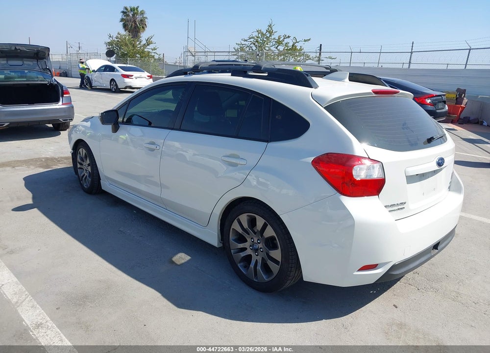 2016 SUBARU IMPREZA 2.0I SPORT LIMITED VIN: JF1GPAU60G8284309