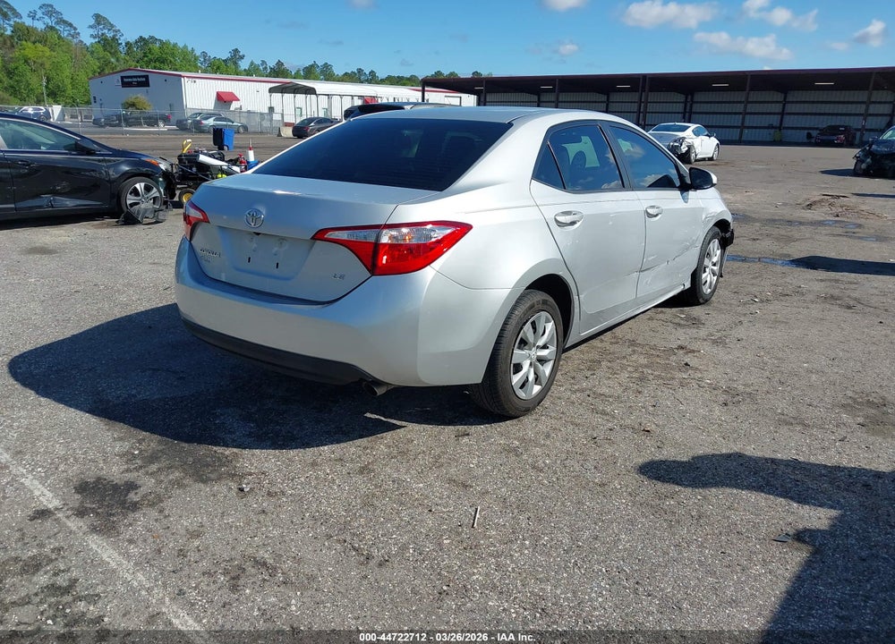 2016 TOYOTA COROLLA LE VIN: 2T1BURHE2GC623623