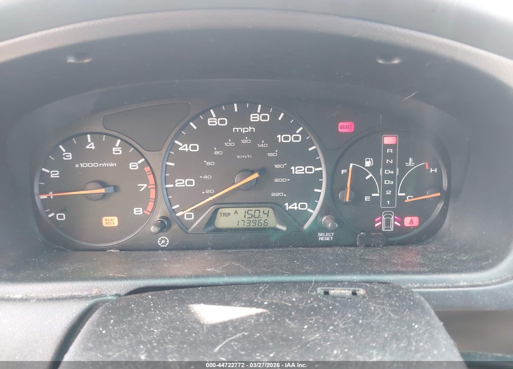 2000 HONDA ODYSSEY EX VIN: 2HKRL1868YH623460