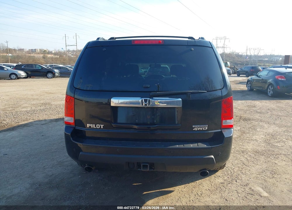 2011 HONDA PILOT TOURING VIN: 5FNYF4H94BB083142