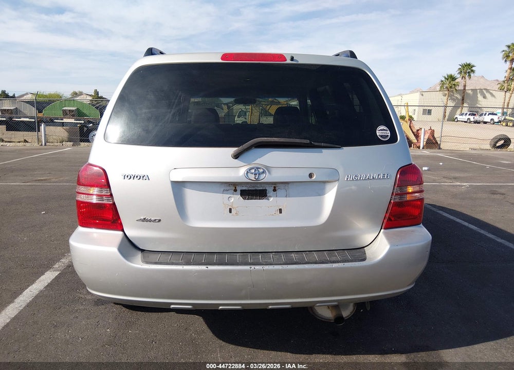 2003 TOYOTA HIGHLANDER VIN: JTEHD21A330024660