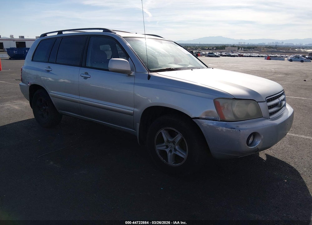 2003 TOYOTA HIGHLANDER VIN: JTEHD21A330024660