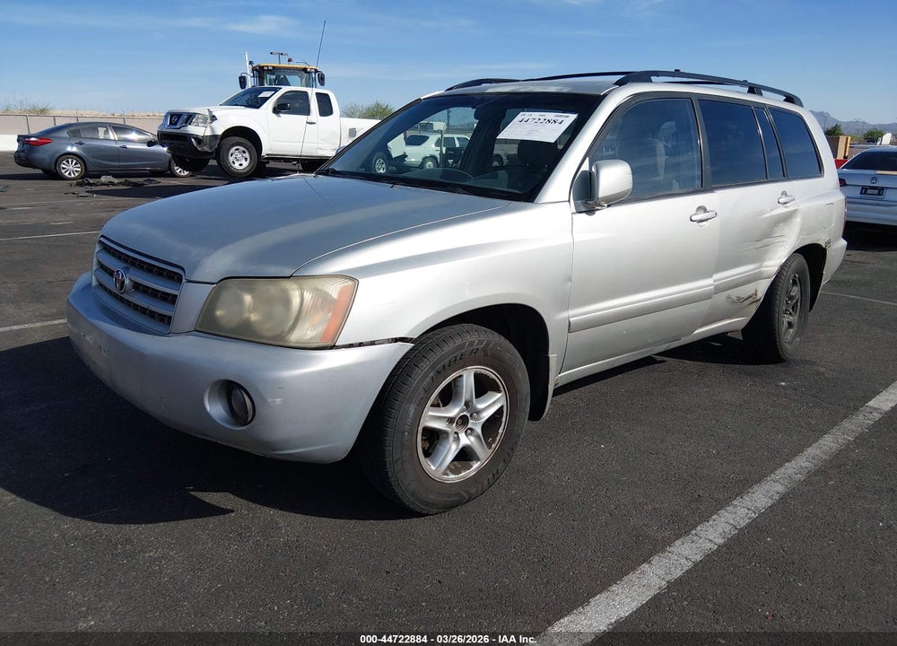 2003 TOYOTA HIGHLANDER VIN: JTEHD21A330024660