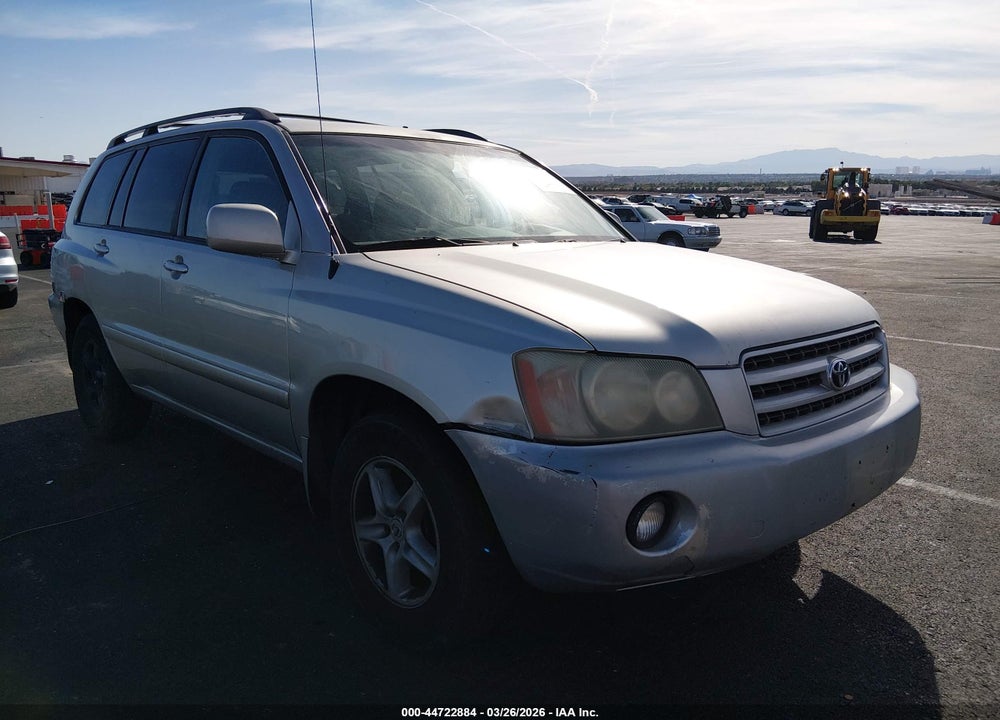 2003 TOYOTA HIGHLANDER VIN: JTEHD21A330024660