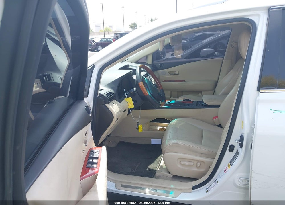 2010 LEXUS RX 350 VIN: 2T2ZK1BA3AC021988