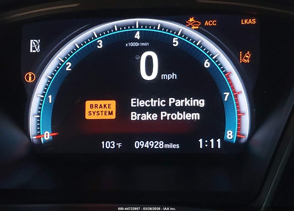 2019 HONDA CIVIC EX VIN: 19XFC1F37KE004114