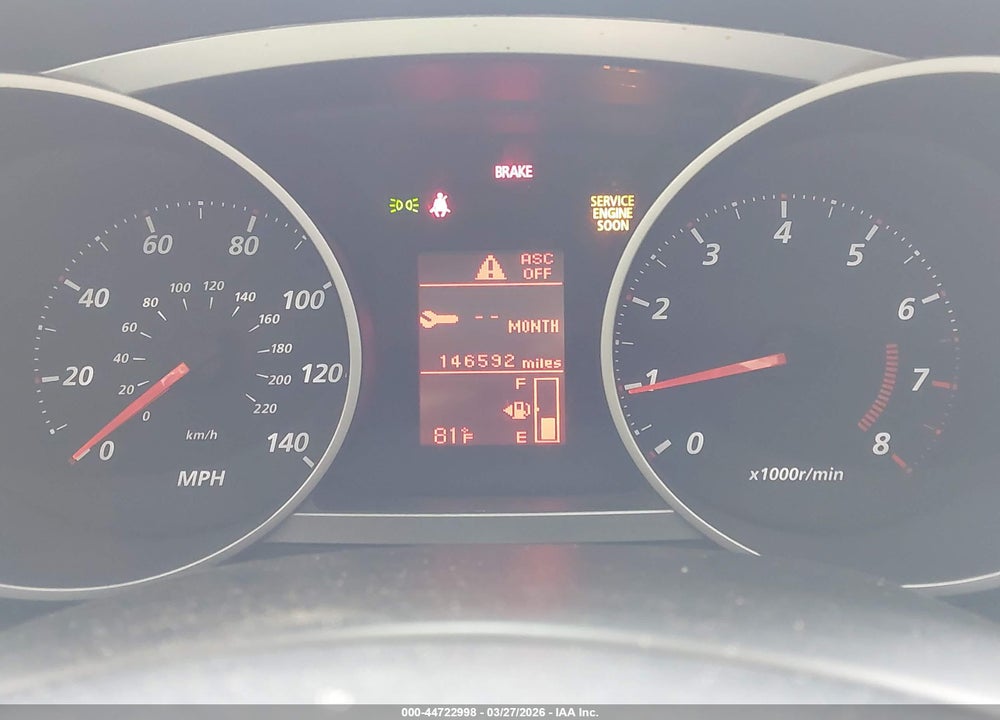2010 MITSUBISHI OUTLANDER ES VIN: JA4AS2AWXAZ016789