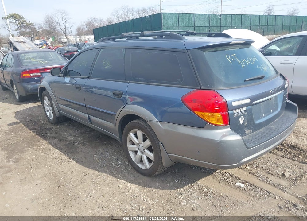 2006 SUBARU OUTBACK 2.5I VIN: 4S4BP61C067347839