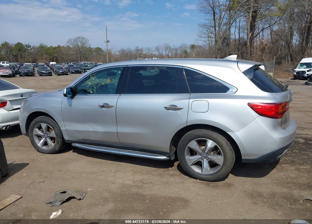 2015 ACURA MDX VIN: 5FRYD4H26FB010898
