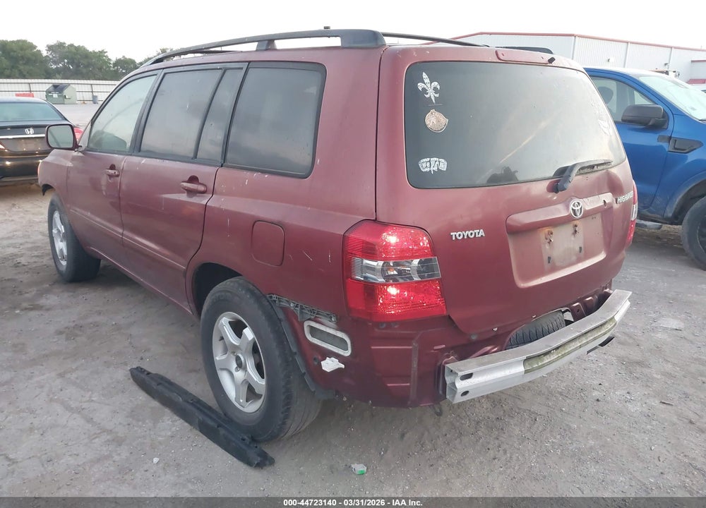 2005 TOYOTA HIGHLANDER VIN: JTEGD21A550127366