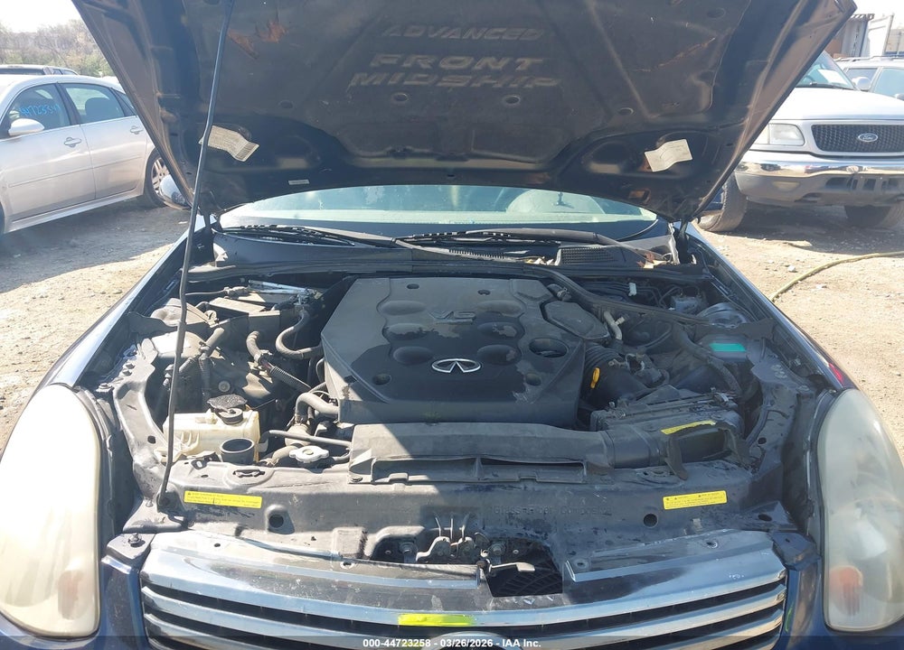 2003 INFINITI G35 BASE W/6 SPEED MANUAL VIN: JNKCV51E93M002895