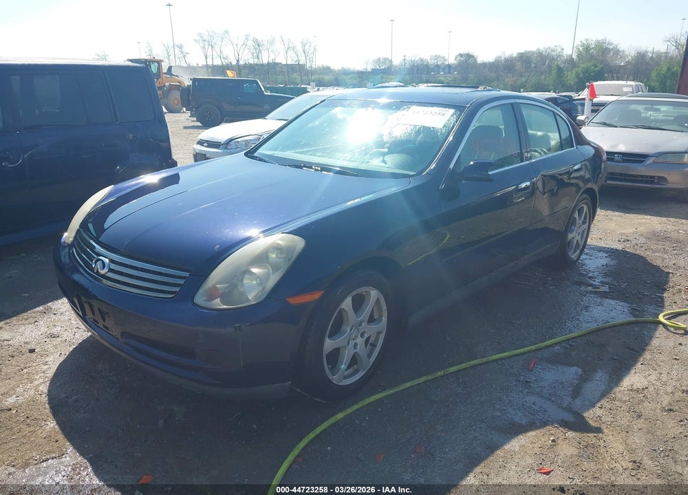 2003 INFINITI G35 BASE W/6 SPEED MANUAL VIN: JNKCV51E93M002895