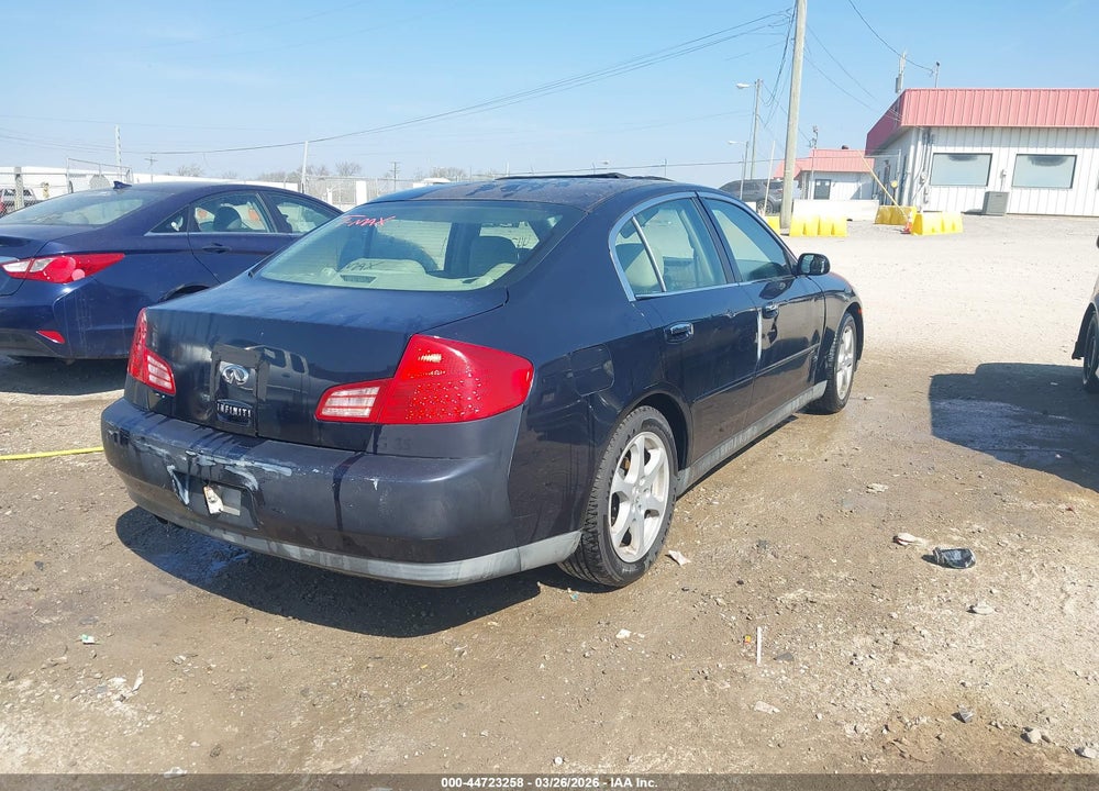2003 INFINITI G35 BASE W/6 SPEED MANUAL VIN: JNKCV51E93M002895